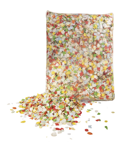 sachet de confettis dépoussiérés 100 grs pas cher