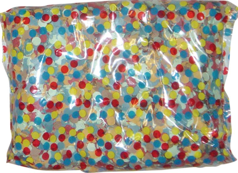 Petits sachet de confettis multicolores pour carnaval