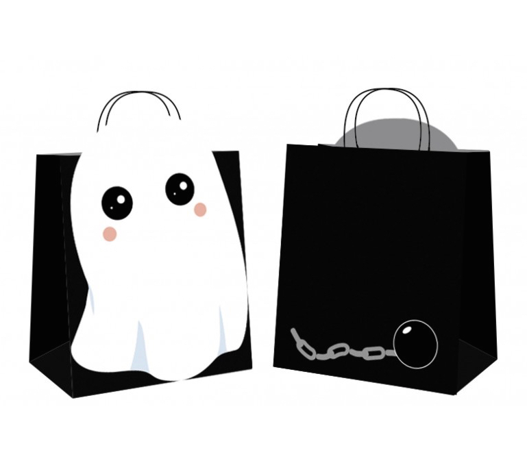 Sacs chasse bonbons Ghost pas cher