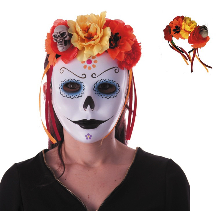 Serre Tête Dia de la Muerte pas cher