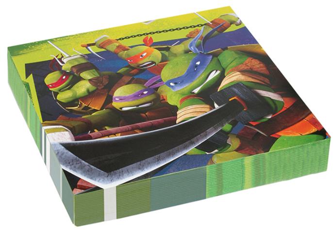 Serviettes Anniversaire Tortues Ninja pas cher