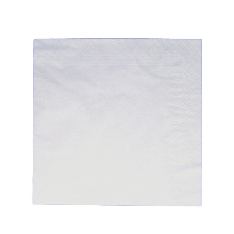serviettes blanches en papier jetable pas cher