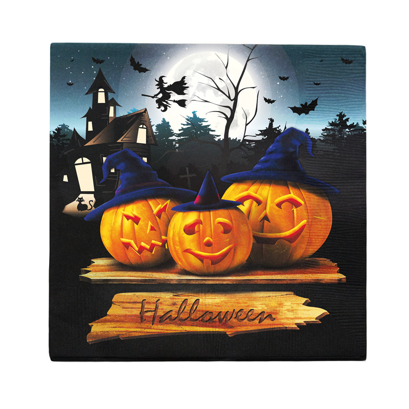 Serviettes en papier halloween pas cher