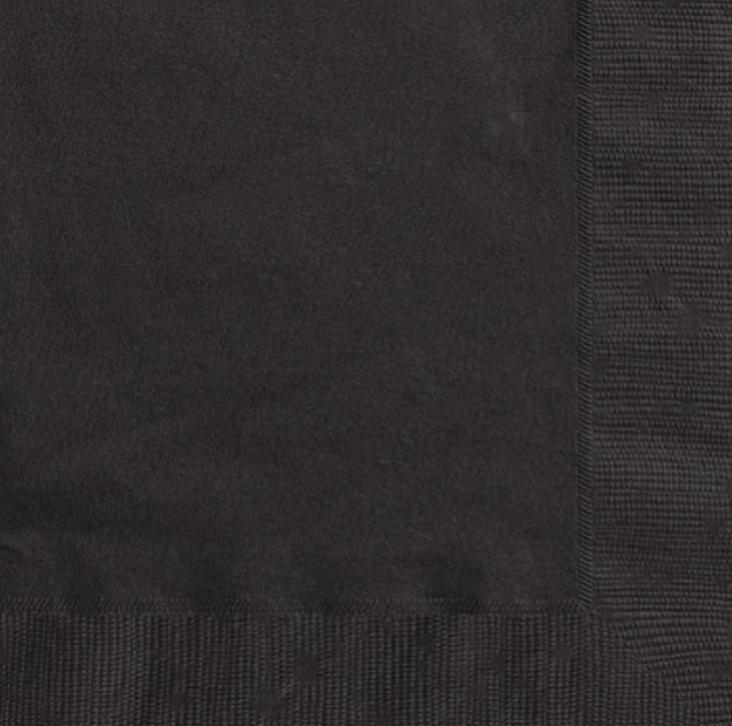 serviettes papier noir pas cher