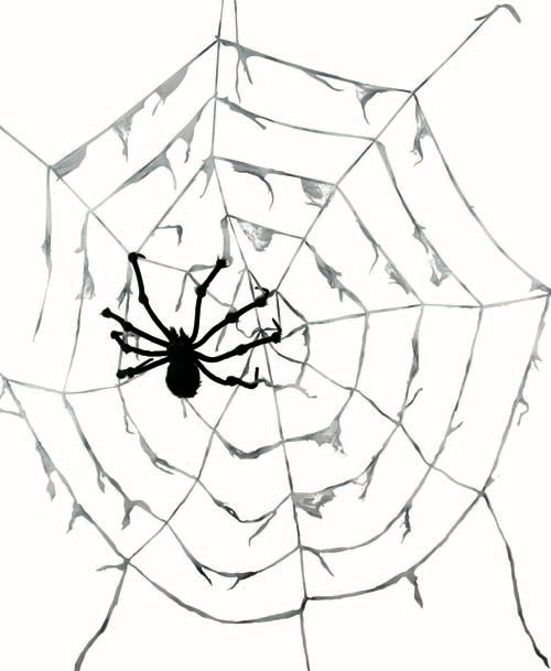 Toile d'araignée géante avec araignée pas cher